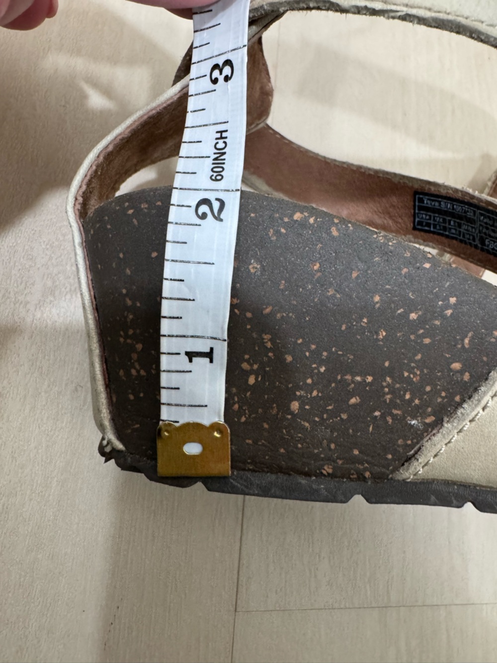 Teva Cabrillo Strap Wedge Sandal Women's 7 Brown Tan 1007732 Outdoor Athleisure - Picture 13 of 13